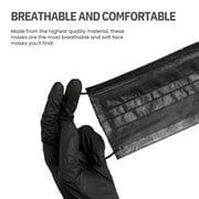 MagiCare Protective Black Face Masks - Breathable Face Mask for Adults - 200ct