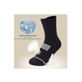 thumbnail image 4 of Calceta Deportiva Hombre 100% Algodón 12 Pares, Negro, 4 of 4