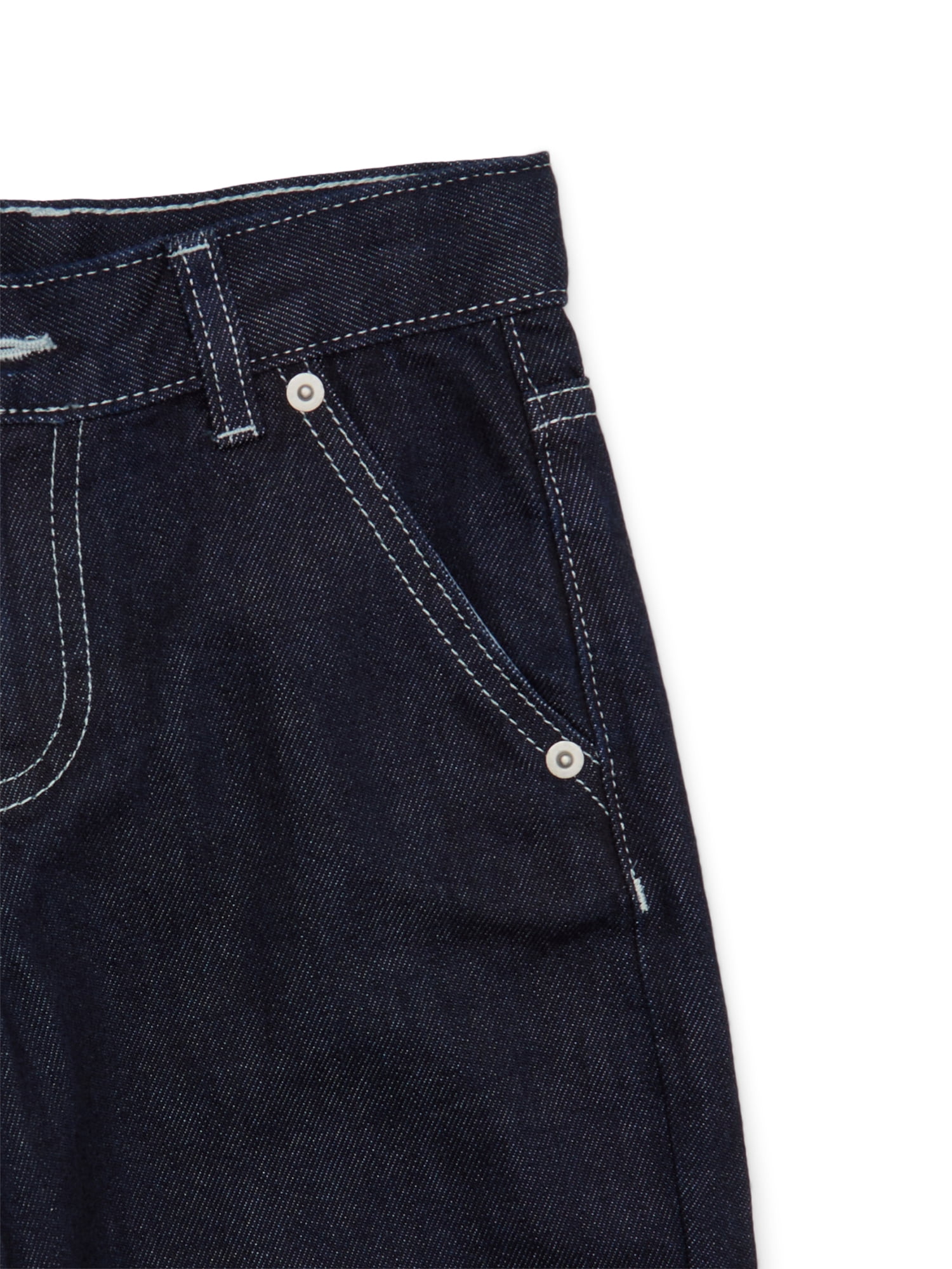 Wonder Nation Baggy Twill Denim Pant, Sizes 4-16 & Husky