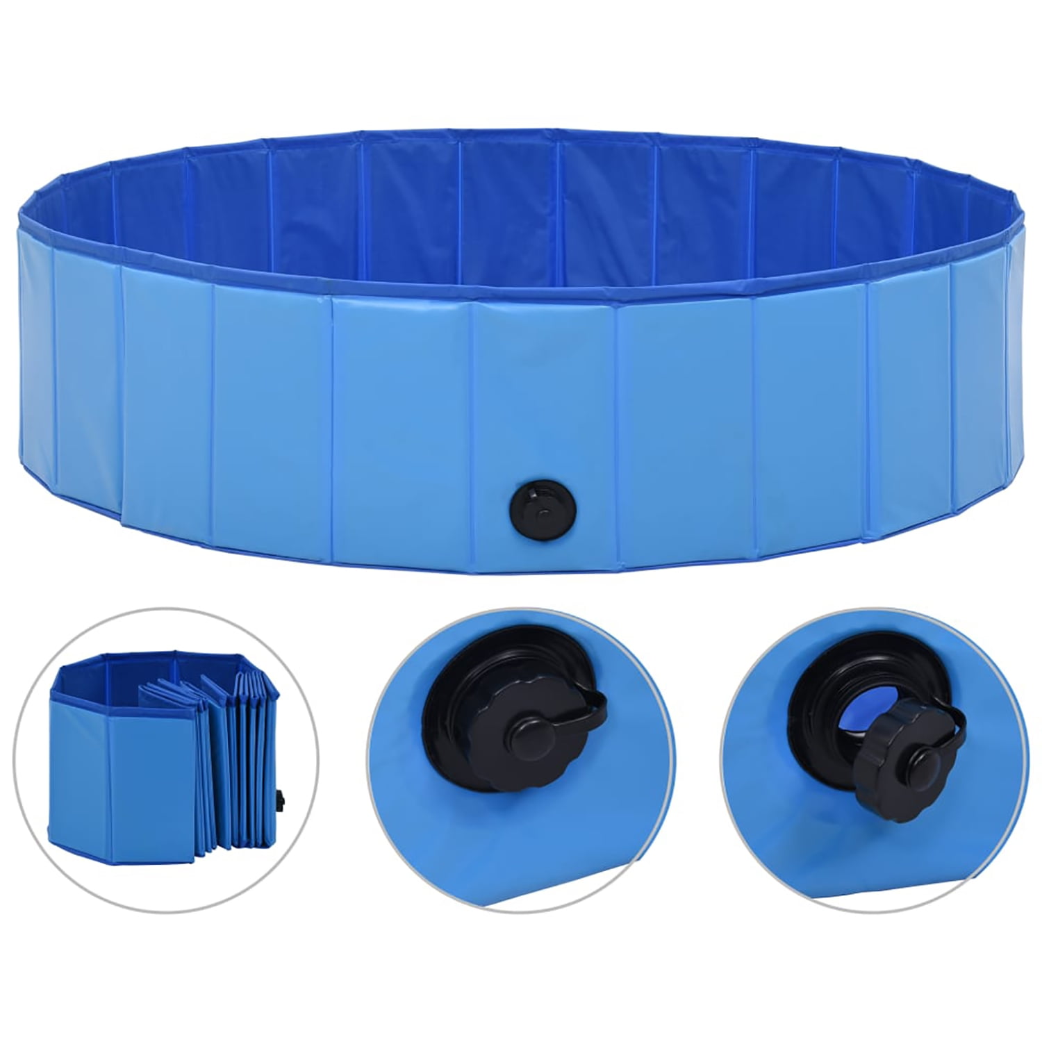 Veryke Foldable 47" Bath Pool Swimming Tub Kiddie Pool for Dogs Veryke Foldable 47" Bath Pool Swimming Tub Kiddie Pool for Dogs