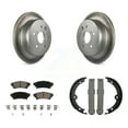 thumbnail image 1 of Transit Auto Rear Disc Coated Rotors Ceramic Pads and Parking Brake Shoes Kit for Car Lexus IS250 KGC-102942, 1 of 11