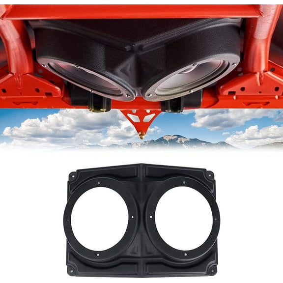 KEMIMOTO 6.5" UTV Overhead Speaker Pods Pod Enclosure Compatible with Polaris RZR Can Am X3 6.5inch