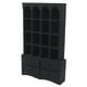 thumbnail image 3 of Estantería para casa de muñecas, accesorios de mobiliario, juego de simulación, decoración, armario versátil, mini estantería para casa de muñecas Negro, 3 of 5