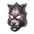 thumbnail image 1 of Máscara de lobo Ticfox de media cara de EVA para carnaval, 1 of 9