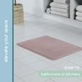 thumbnail image 6 of Vellux Bliss Memory Foam Bath Rug, 20" x 30", Berry, 6 of 8