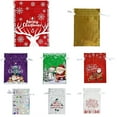 thumbnail image 1 of WIFKLSIIPG Christmas Drawstrings Bags New Christmas Bags Assorted Sizes Christmas Wrapping Bags Multipack Holiday Drawstring Bags Multicolor Xmas Bags, 1 of 7
