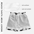 thumbnail image 3 of FORMRS Boys Swim Trunks Quick Dry Mesh Liner Boardshorts Sizes XS-XL, Cow Spots, 3 of 7