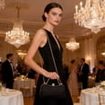 thumbnail image 6 of YFTDEF Elegant Rhinestone Evening Clutch, Sparkling Crossbody Bag, Compact Design for Parties, Weddings, Formal Events, Perfect for Women, 6 of 6