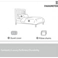 thumbnail image 4 of Alas de ángel Funda nórdica tamaño Queen Juego de cama de plumas - 3 piezas con cremallera, 2, 4 of 7