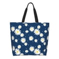 thumbnail image 3 of Fuzoiu Daisies Flowers Print Tote Bags for Women,Shoulder Bag, Gym Tote,Top Handle Ladies Shoulder Bags for Work Beach Travel and Shopping Grocery, 3 of 9