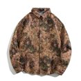 thumbnail image 1 of Blusa y camisa de manga larga con cuello vuelto para hombre, estilo informal, a cuadros, con bolsillos y botones, de licra, 1 of 9