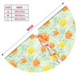 thumbnail image 3 of Sikiie Tree Palms Lemon 30-48 inches {designName} Print Christmas Tree Skirt Snowman Xmas Tree Skirt with Edge Christmas Decorations for Holiday Party36", 3 of 7