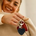 thumbnail image 4 of Hearth & Gear Encrusted Heart Keychain Encrusted Car Key Pendant Girls' Accessory Bag Heart, 4 of 7