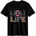 thumbnail image 1 of Camisetas de manga corta para mujer, camisetas gráficas con estampado de leopardo, camiseta informal de cuello redondo para mujeres y adolescentes., 1 of 8