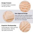 thumbnail image 3 of Shatex Tufted Queen Size Bed-in-A-Bag Comforter Bedding Set- 7 Piece Queen All Season Bedding Comforter Set, Ultra Soft Polyester Bedding Comforters- Rhombus Pattern, Beige, 3 of 6