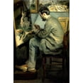 thumbnail image 2 of Renoir, Pierre-Auguste 23x32 Gold Ornate Wood Framed with Double Matting Museum Art Print Titled - Bazille, 2 of 4