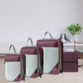 thumbnail image 5 of 4pcs/set Compression Packing Cubes Expandable Storage Travel Luggage Bags Organizer, 5 of 5