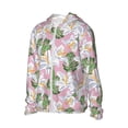 thumbnail image 2 of Balery Lilies Flowers Men's Women's UPF 50+ Sun Protection Lightweight Hoodie Performance Long Sleeve Shirt for Fishing Running-Small, 2 of 9