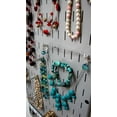 thumbnail image 3 of Wall Control Jewelry Organizer Wall Hanging Jewelry Holder Kit Wall Mounted Necklace Organizer Kit in Gray, 3 of 6