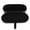 Black, variant on LAZIOEGR Hair Styling Tool Storage Bag Travel Toiletry Kit Hairdryer Carrying Case for Blow Dryer Curling Iron Multi-Functional Scratch Proof PU Leather 13.2 inches / 33.5 cm