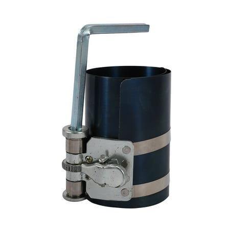 

4 inch 53-175mm Steel Car Engine Ring Compressor Tool Installer Band Ratcheting with L Socket Head Hex Wrench