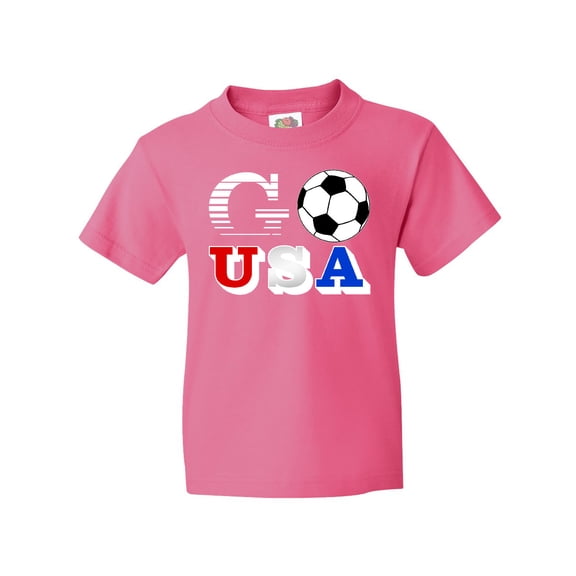 Inktastic Go, USA- Soccer, Football Youth T-Shirt