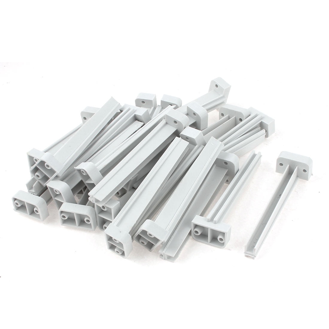 25pcs Vertical Mount PCB Circuit Board Card Slot Guide Rail Holder Bar