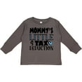 thumbnail image 3 of Inktastic Mommy's Little Tax Deduction Blue Hearts Boys or Girls Long Sleeve Toddler T-Shirt, 3 of 5