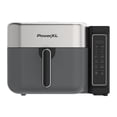 thumbnail image 1 of PowerXL™ 8 Quart AIRMAX™ Air Fryer Oven with 6 Pre-Sets, Two Tier Compact Design Refurbished Excellent Condition, 1 of 15