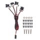 thumbnail image 2 of Luz LED Para Coche RC, Faros Delanteros De 4 Lámparas De 16 LED, Focos Delanteros De Alto Brillo Para 1/10 RC Crawler Para Axial Para SCX10 90046 Para Redcat Gen8, 2 of 7