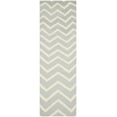 thumbnail image 2 of SAFAVIEH Cambridge Leon Geometric Wool Runner Rug, Gray/Ivory, 2'6" x 10', 2 of 8