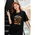 thumbnail image 2 of Pumpkin Wagon Ride Autumn T-Shirt for Women and Men, Fall Harvest Graphic Tee, Unisex Casual Thanksgiving Top, Comfortable Cotton Blend Seasonal Outfit for Fall Lovers and Family Gatherings, 2 of 7