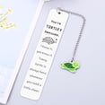 thumbnail image 4 of Off for College Gifts Turtle Bookmark for Reading Women Men School Essentials Booktok Accessories for Kids Reading Accessories for Book Lovers Sea Turtle Decor, 4 of 5
