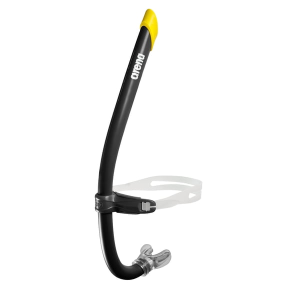 Arena Swim Snorkel for Swimming Training, Swim Snorkel Pro III, Black, one Size
