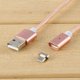 thumbnail image 1 of Cable de carga de cargador magnético micro USB trenzado para Android Phone104089, 1 of 6