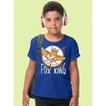 thumbnail image 2 of Fox King T-Shirt Juniors -Image by Shutterstock,  x-Large, 2 of 4
