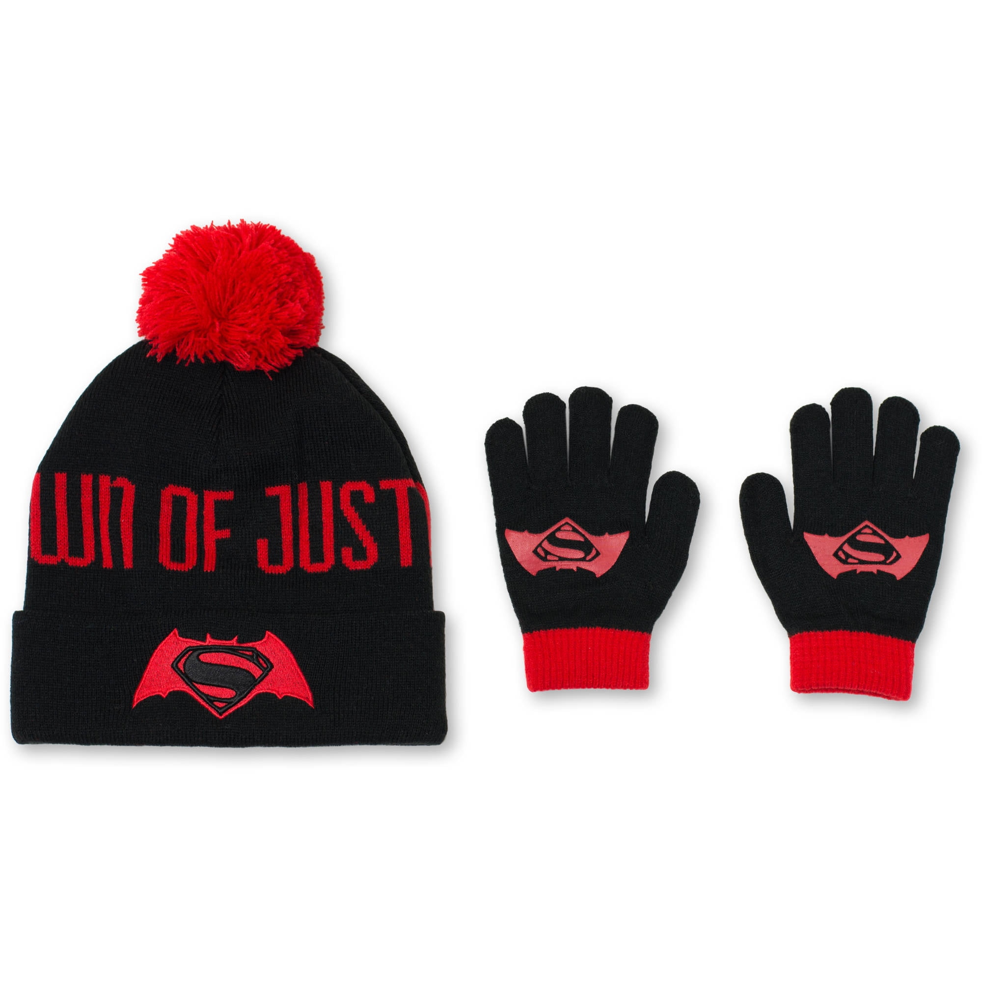 superman hat scarf and gloves