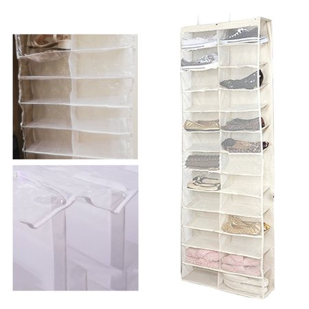 Boyijia 26 Grids Over The Door Shoe Organizer Foldable Wardrobe Hanging Shoes Rack Storage Holder Walmart Canada