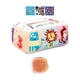 thumbnail image 5 of Caja de pañuelos para bebé, juguete sensorial para arrastrar y soltar, caja de pañuelos para bebé, juguete sensorial colorido para motor. animales de dibujos animados, 5 of 9