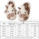 thumbnail image 4 of Pantufla Zapatillas unisex de vaca lechera antideslizantes de dibujos animados para interiores (café 42-43) Wdftyju Tenis De Mujer Tenis De Hombre, 4 of 4