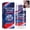 Hexagons, variant on Red White Blue Star Face Body Glitter Stick, 4th of July Glitter, Patriotic Makeup USA Flag Accessory for Independence Day, Memorial Day, Veterans Day - Hexagon