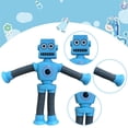 thumbnail image 4 of Mialoley LED Lighting Robot Toy, Telescopic Sensory Fidget Toy with Suction Cup Party Favor, 4 of 5