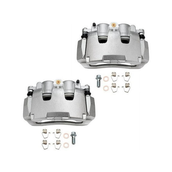 Front Brake Caliper Set - Compatible with 2011 - 2018 Ram 1500 2012 2013 2014 2015 2016 2017