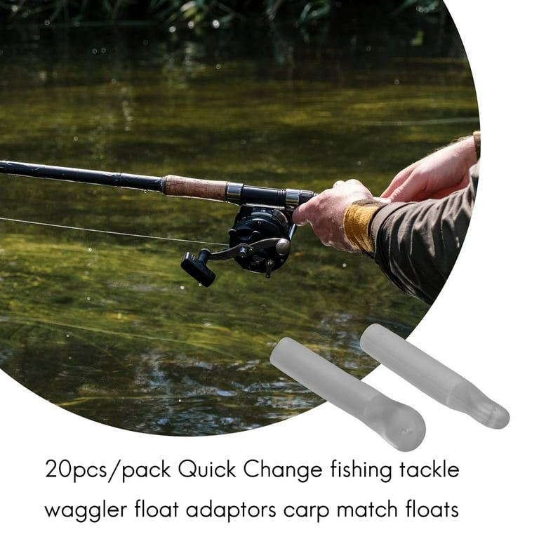 20pcs/pack Quick Change fishing tackle waggler float adaptors carp match  floats