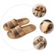 thumbnail image 3 of 1 par de pantuflas de verano para el hogar, pantuflas tejidas de ratán, pantuflas frescas de verano, 3 of 7