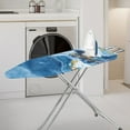 thumbnail image 2 of Kuiaobaty Ironing Board Cover Non-Slip Ironing Board Replacement Cover Protective Scorch Polyster with Elastic Edge 15 x 54 Inches Home Decoration, Marble Texture Sea Turtle, 2 of 5