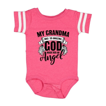 

Inktastic My Grandma Was So Amazing God Made Her an Angel Gift Baby Boy or Baby Girl Bodysuit