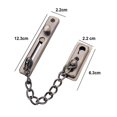 thumbnail image 5 of Stainless Steel Punch Free Sliding Door Latch Lock,Green Bronze, 5 of 5
