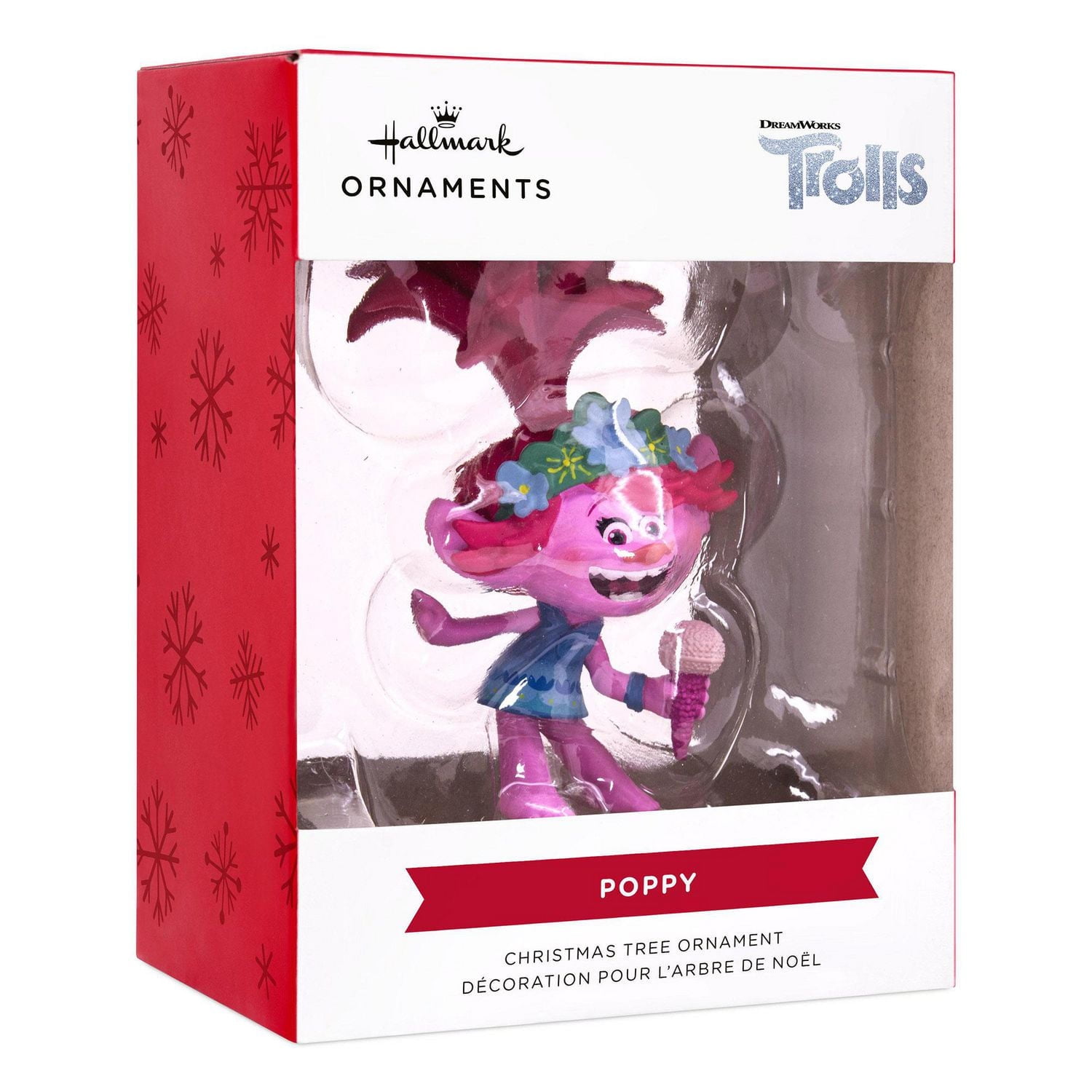 Hallmark DreamWorks Trolls World Tour Poppy With Microphone Christmas Ornament