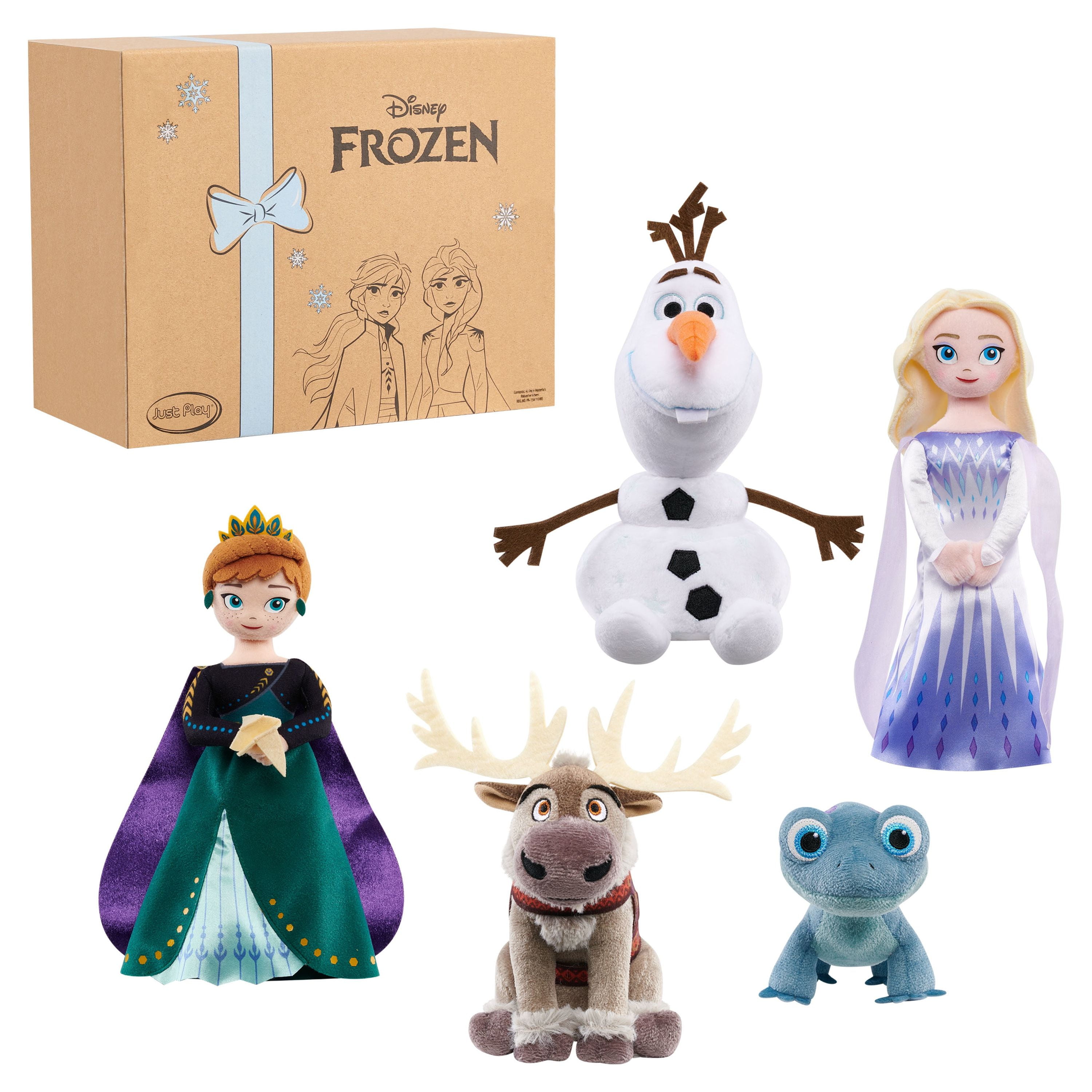 Disney Frozen 2 Stylized Plush Collector Set, Officially